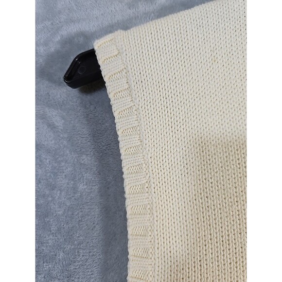 Polo by Ralph Lauren Sweater Vest size XL Ivory Color Classy Grandpa - Picture 5 of 7